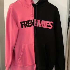 Teddy Fresh H3 Frenemies Pink and Black Hoodie ethan klein h3h3